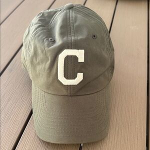 47 Brand Cleveland Indians Olive White cap